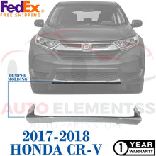 New Front Lower Bumper Cover Trim Molding Step Pad For 2017-2018 Honda CR-V/EX-L/Touring/LX/EX/Sport Utility Direct Replacement Plastic HO1044109, 71110TLAA00, RH01590001