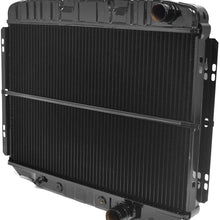 1968-1969 Ford Mustang 289/302/351 Radiator 3 Row Large Tube O/e Style NEW W Ac