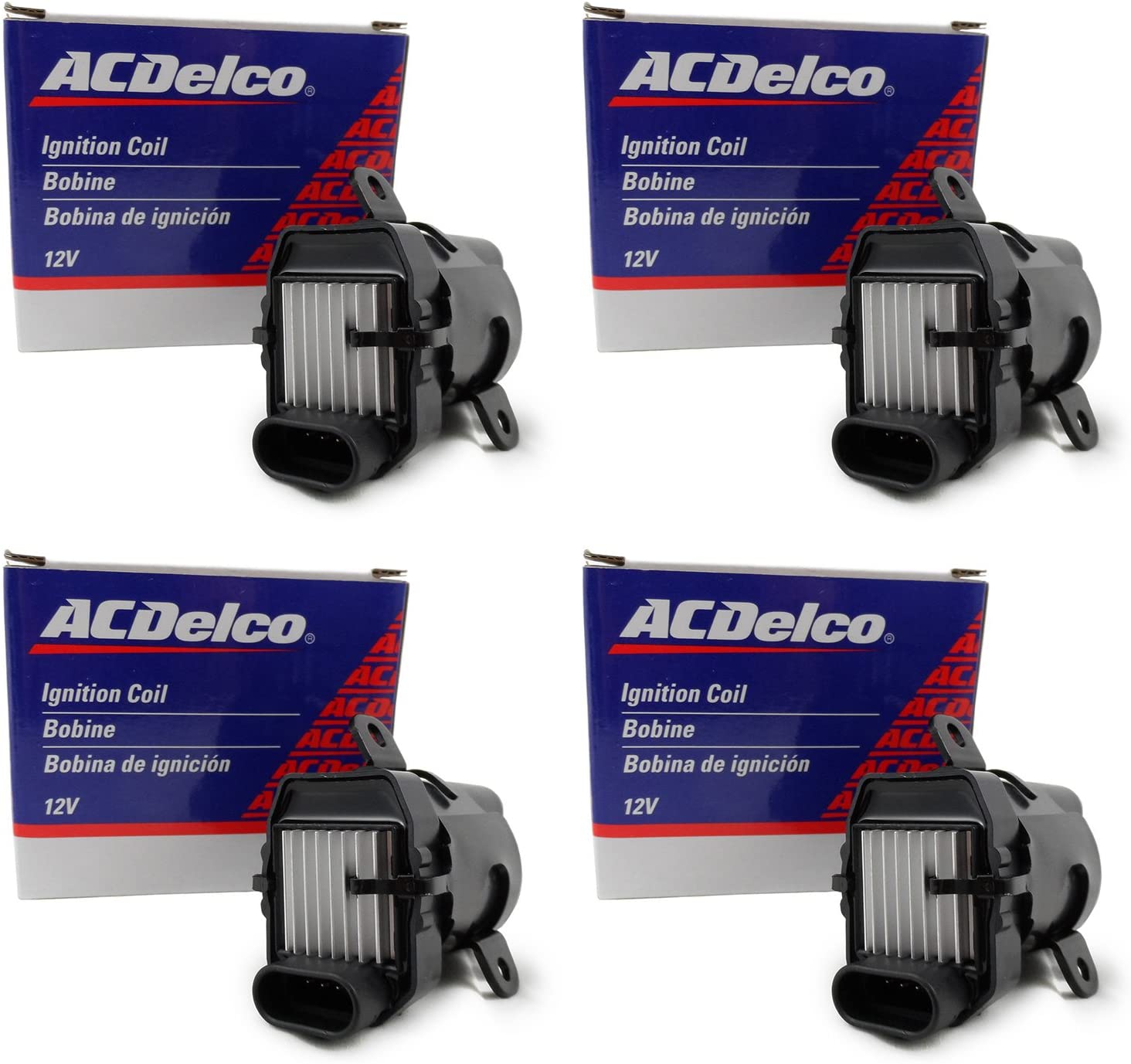 Four New OEM ACDelco Ignition Coils D585 10457730 UF262 C1251 BSC1251 19279910