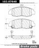 NEW CENTRIC 102.07640 Semi Metallic Standard Brake Pad