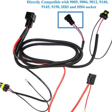 Xotic Tech 1 Set H1 H3 H7 H11 9005 9006 HB4 Xenon Lights Conversion Kit Relay Wire Harness Adapter Wiring