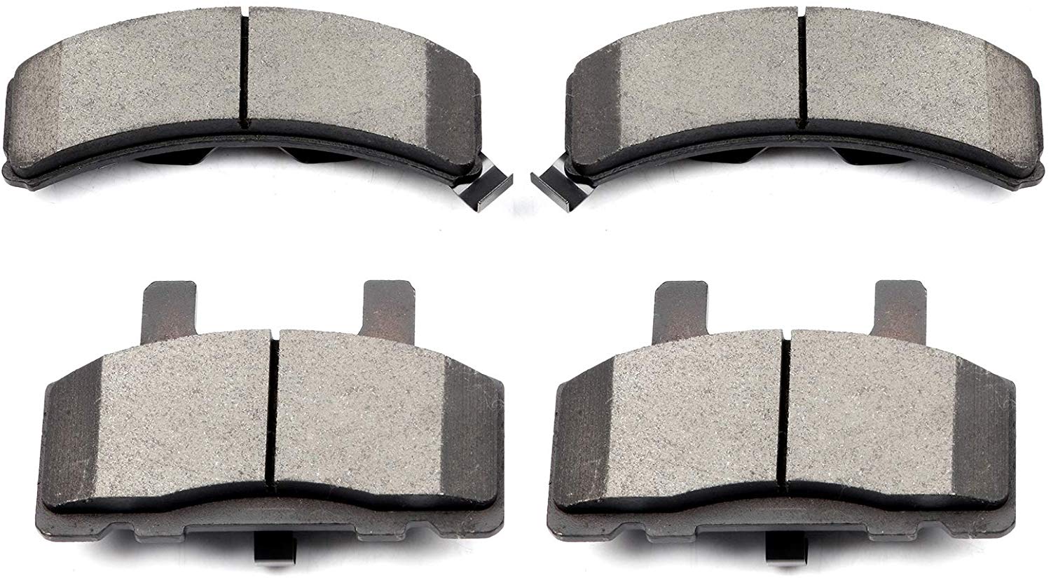 Brake Pads,ECCPP 4pcs Front Ceramic Brake Pads Kit fit for Cadillac Escalade Chevy C1500 Suburban C2500 Express Suburban K2500 Tahoe Dodge Ram 1500 GMC C1500 Suburban C2500 Suburban K2500 Savana