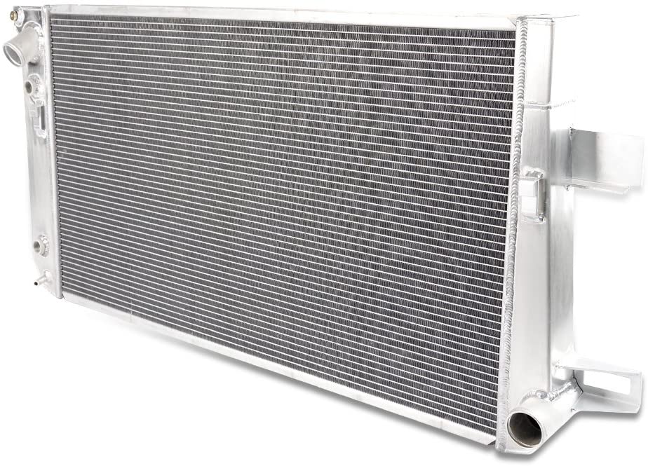 Replacement For Chevrolet Silverado GMC Sierra 2001-2005 02 03 04 2500 HD 3500 HD 6.6L Duramax Performance Aluminum Radiator Silver