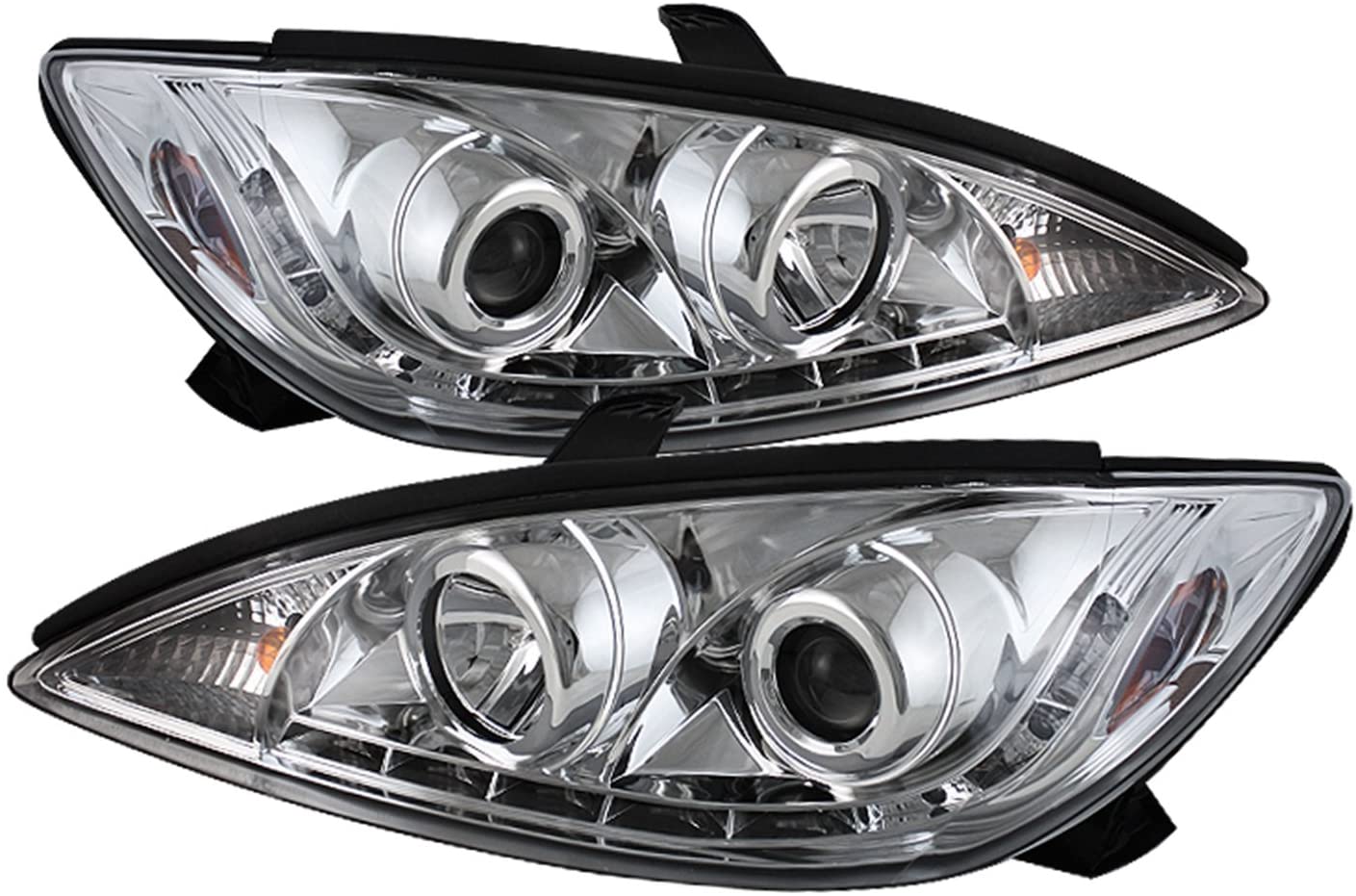 Spyder Auto PRO-YD-TCAM02-DRL-C Toyota Camry Chrome DRL LED Projector Headlight (Chrome)