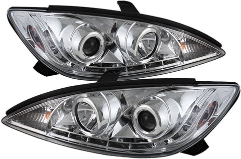 Spyder Auto PRO-YD-TCAM02-DRL-C Toyota Camry Chrome DRL LED Projector Headlight