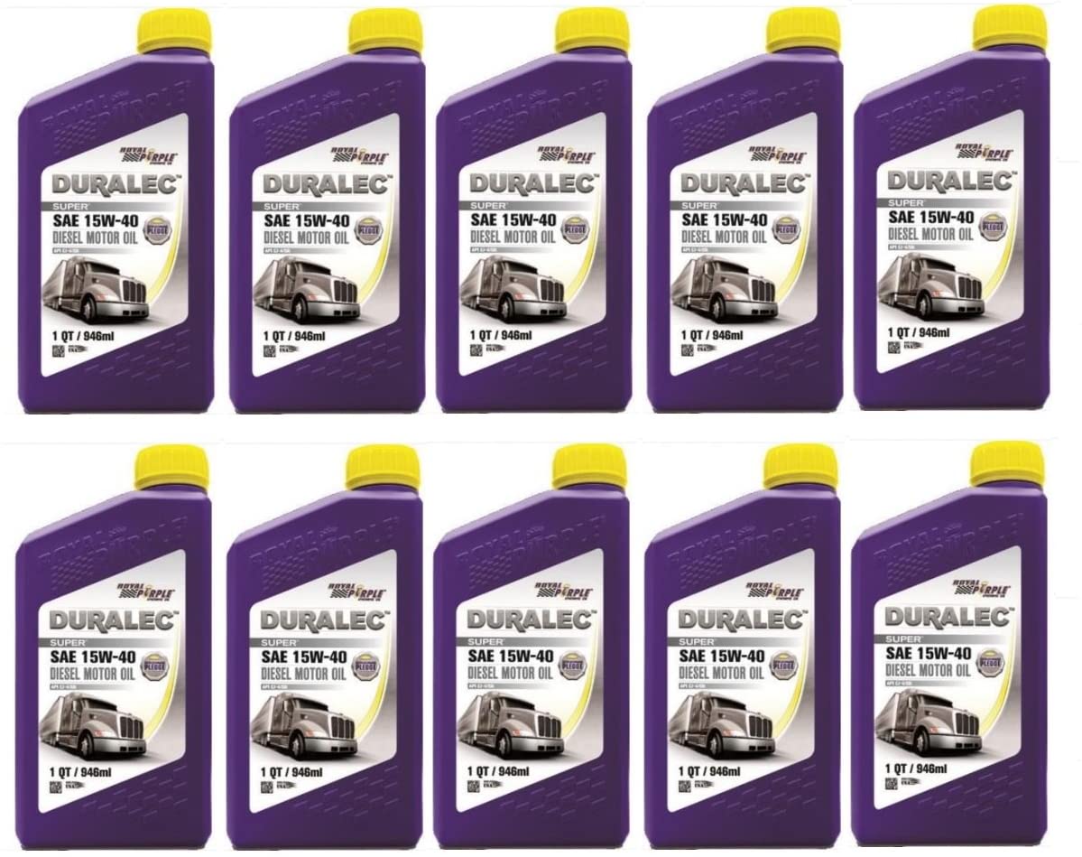 Royal Purple 15W40 Synthetic Diesel Motor Oil, 1 Quart, (Case of 10)