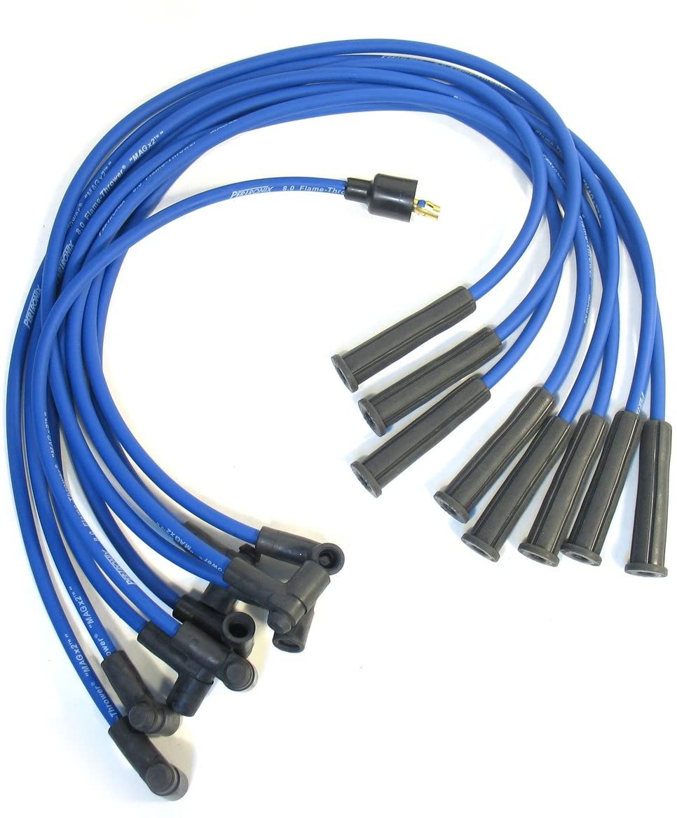 Pertronix 808321 Flame-Thrower Blue 8mm 8 Cylinder Spark Plug Wire
