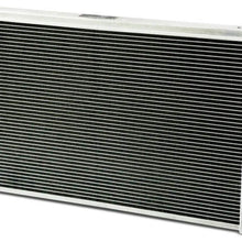 ALLOYWORKS 4 Row Core Aluminum Radiator+Shroud Fan+Relay For 1968-1990 Chevy C/K Series 10 20 30 Pickup/Chevelle El Camino/Buick/GMC