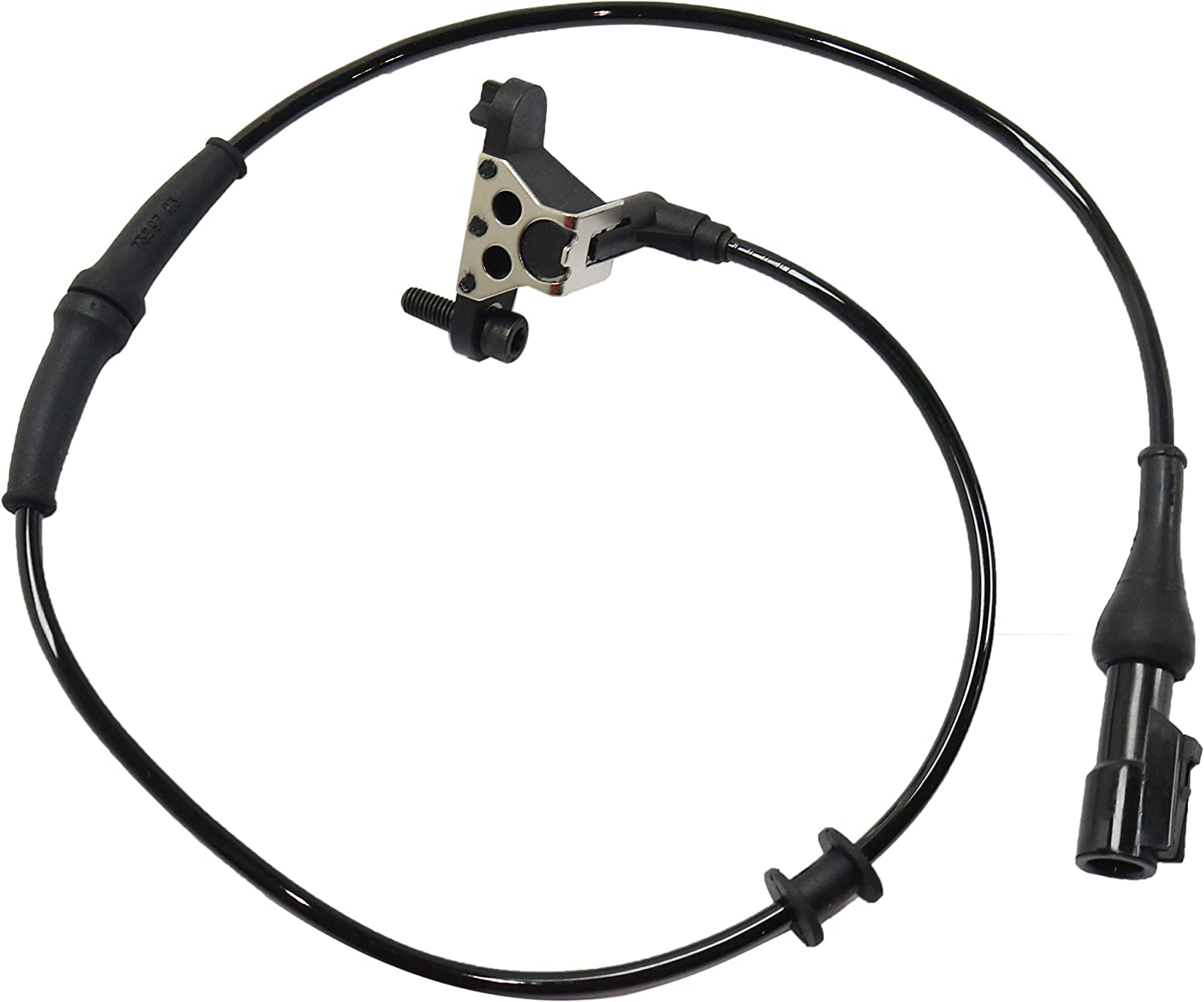 ABS Speed Sensor Compatible With 2006-2010 Ford Explorer & Mercury Mountaineer Passenger Side 2-Prong Pin Male Terminal