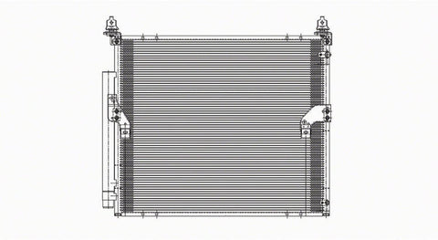 OE Replacement A/C Condenser TOYOTA FJ CRUISER 2007-2014 (Partslink TO3030207)