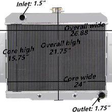 Primecooling 4 Row All Aluminum Radiator +2X12" Fan +Shroud for Jeep CJ Series CJ5 CJ6 CJ7 w/GM Chevy Engine SWAP 1972-86