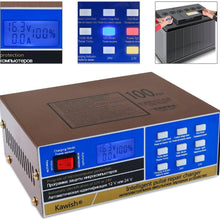 Full Automatic Car Battery Charger 12V/24V 10Amp Intelligent Pulse Repair Battery Charger Truck Motorcycle Charger