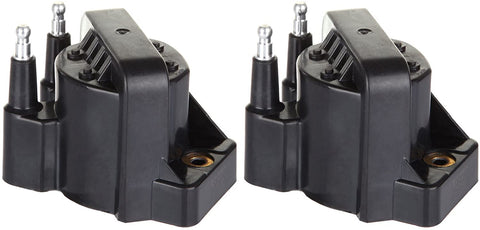 Aintier Ignition Coil pack of 2 compatible for Buic-k/Cadilla-c/Chev-y/GM-C/Isuzu/Oldsmobile/Pontiac 1986-2009 Equivalent with Part-numbers: C1316 D545