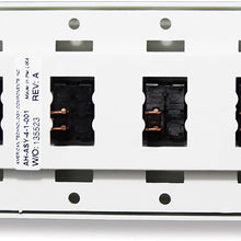 American Technology Components Quad SPST On-Off Switch with Bezel, 12-Volt, for RV, Trailer, Camper (White)