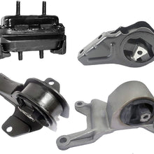 ADVANCE IGNITION Compatible with Oldsmobile Pontiac 1999-2001 Grand Am Alero 2.4L 3.4L 2933 2874 5223 5261 Engine Motor and Transmission Mount Set 4 1999 2000 2001