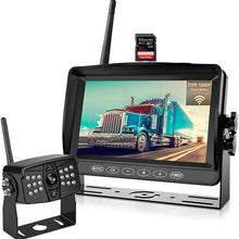 OYT HD 1080P Wireless Backup Camera with 7 Inch DVR Monitor IPS Split Screen High-Speed Rear View Observation System for RVs,Trailers,Trucks,Fifth Wheels IR Night Vision Stable Digital Signals