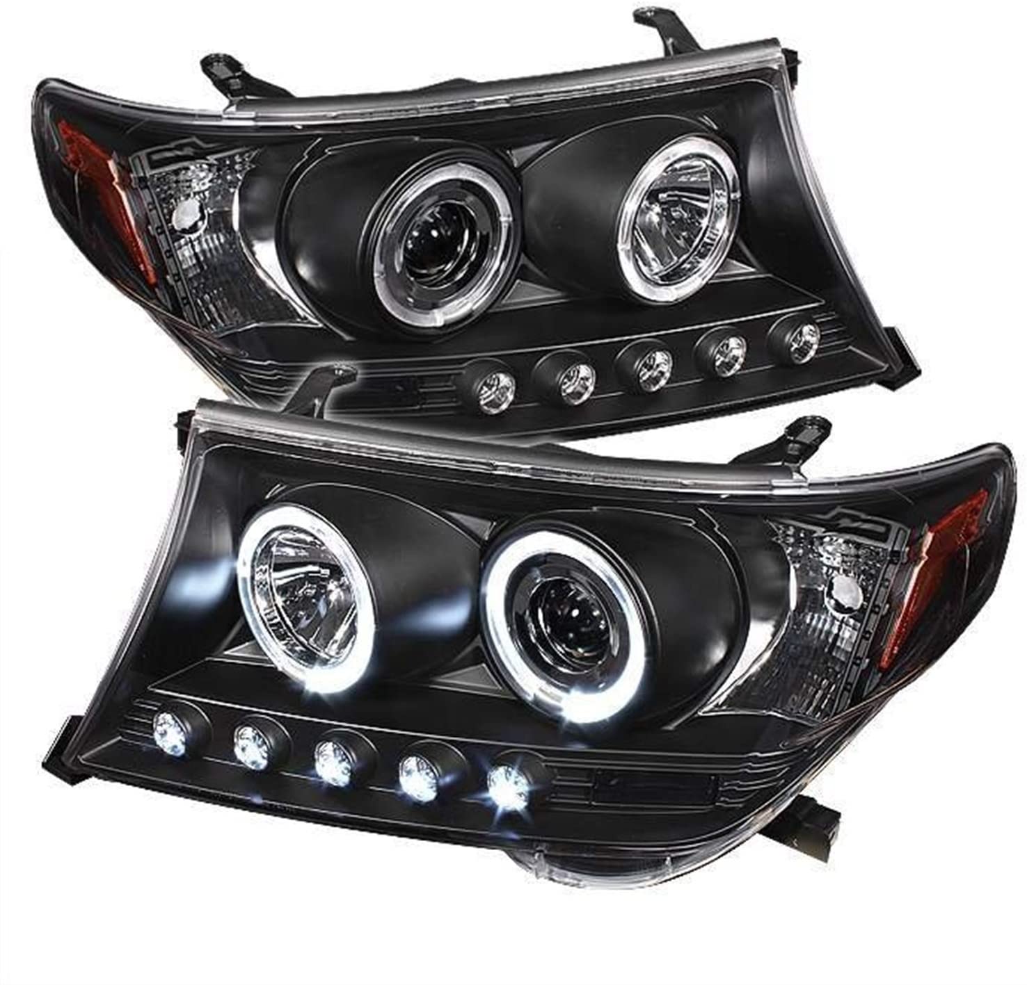 Spyder Auto PRO-YD-TLAND08-HL-BK Black Halo Projection Headlight (Black)