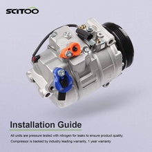 SCITOO AC Compressor Compatible with 2004-2005 for BMW 545i 645Ci 4.4L 2006-2010 for BMW 550i 4.8L