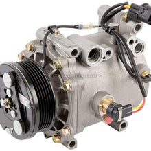 AC Compressor & A/C Clutch For Mitsubishi Eclipse Galant & Dodge Stratus w/ 3.0L V6 & 3-Wire Electrical Connector - BuyAutoParts 60-00825NA NEW