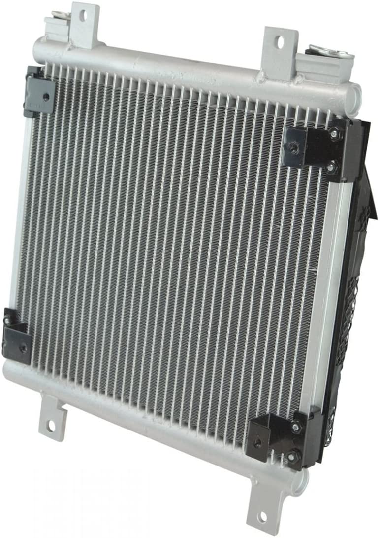 AC Condenser A/C Air Conditioning Direct Fit for 99-06 Isuzu NPR NQR Brand