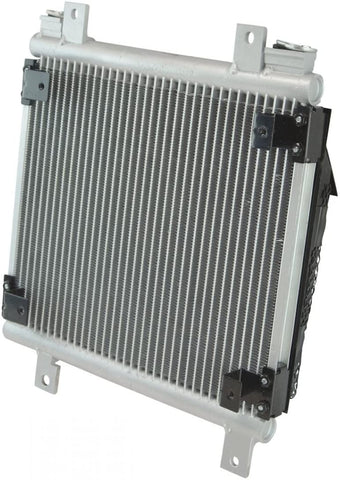 AC Condenser A/C Air Conditioning Direct Fit for 99-06 Isuzu NPR NQR Brand