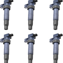 ENA Pack of 6 Ignition Coil Compatible with Hyundai Azera Genesis Santa Fe Sonata Veracruz Kia Sedona Sorento Cadenza Borrego Amanti 3.3L 3.8L V6 27301-3C000 27301-3C010 UF546 C1544