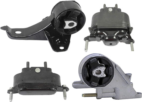 ADVANCE IGNITION Engine Motor and Automatic Transmission Mount Set of 4PCS Compatible with Chevrolet Pontiac 08-10 Malibu G6 3.5L A5354 A5590 A5355 A5356 2008 2009 2010