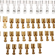 12-Slot Relay Box 6 Relays 6 Fuses Holder Block + Metallic Pins For Automotive Accessories