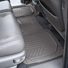 Motor Trend FlexTough Plus Black Rubber Car Floor Mats – All Weather Deep Dish Automotive Floor Mats, Heavy Duty Trim to Fit Design, Odorless Floor Mat Liners for Cars Truck Van SUV