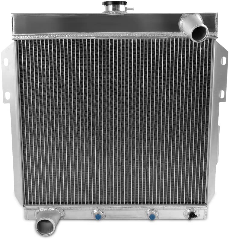 Aluminum Racing Cooling Radiator 1955-1957 1956 Replacement For FORD THUNDERBIRD Y-BLOCK V8
