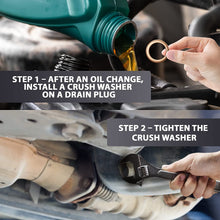 15pcs Oil Drain Plug Crush Rubber Washer Gasket Black Seal – 12mm Replacement for Buick/Cadillac/Chevrolet/GMC/Hummer/Oldsmobile/Pontiac/Saturn - OEM 12616850 Fits for GM 1975-2021 by AUTOMAJOR