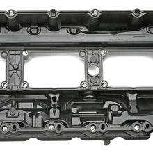 Engine Valve Cover Kit with Oil Cap & Gasket & Spark Plug Seals & Bolts Compatible with BMW 2011-2014 135i 335i 535i xDrive 640i 740i X3 X5 Engine N55 2.0L 2.5L 3.0L 4.4L 6.0L Part# 11127570292