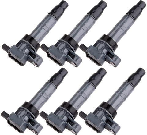 ROADFAR Pack of 6 Ignition Coils Fit for Kia Hyundai Sonata 2006-2013 Equivalent with OE: UF546 C1544