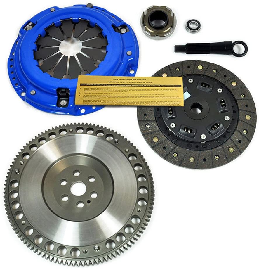 EFT STAGE 1 CLUTCH KIT w/RACE CHROMOLY FLYWHEEL FOR 89-91 HONDA CIVIC CRX D15 D16
