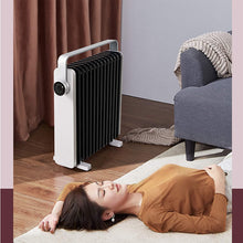 LYYAN 2200W Oil-Cooled Heater Fast Heating Three-Speed Adjustable Household Energy-Saving Electric Heater (Black)