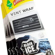 Little Trees Vent Wrap Air Freshener 4-Packs Car Air Freshner (Black Ice)