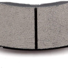 AUTOMUTO Ceramic Discs Brake Pads Kits, Rear 4pcs Disc Brakes Pads Set Fit for 08-16 Buick Enclave, 04-07 Buick Rainier, 04-06 Chevrolet SSR, 02-09 Chevrolet Trailblazer