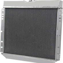 Primecooling 3 Row Core Aluminum Radiator +Fan (14 Inches Dia.) w/Shroud for 1963-70 Ford/Mercury More Models
