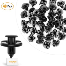 GOOACC GRC-09 40 Pcs Clips Nylon Bumper Fastener Rivet OEM Replacement 01553-09321 Fender Liner and Radiator 8mm