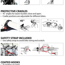 Tyger Auto TG-RK3B203S Deluxe 3-Bike Trunk Mount Bicycle Rack. (Compatible with Most Sedans/Hatchbacks/Minivans and SUVs.)