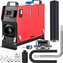Happybuy 5KW Diesel Air Heater All in One 12V Diesel Parking Heater Muffler 5000W Diesel Heater Remote Control with LCD Switch for RV Motorhome Bus and Trailer