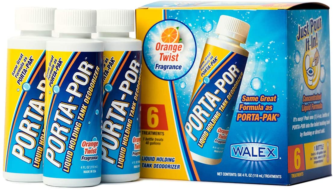 RV Wholesale Direct Waste Holding Tank Treatment; Porta-Por (R), 4 Ounce Bottle; Pack of 6