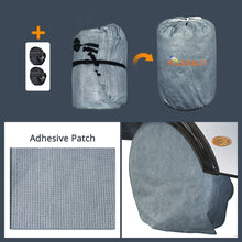 KING BIRD Upgraded Travel Trailer RV Cover, Extra-Thick 5 Layers Anti-UV Top Panel, Durable Camper Cover, Fits 22'- 24' Motorhome -Breathable, Waterproof, Rip-Stop with 2Pcs Straps & 4 Tire Covers