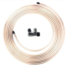 25 feet of Copper Nickel 1/4 Inch Brake or Fuel Line Tubing w/Tube cutter