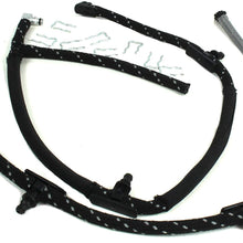 Diesel Fuel Line Return Kit With Clips For 2004.5-2010 Chevrolet Chevy GMC Silverado Sierra 2500 HD 3500 6.6L Duramax Diesel LLY LBZ LMM Replaces OE# 98062291 97328733, 97363195