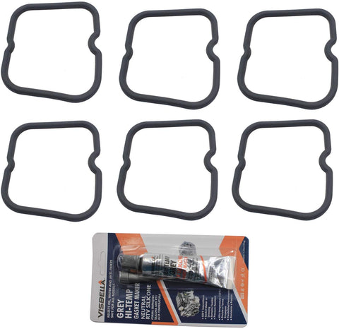 3902666 6pcs Valve Cover Gasket Set Replacement For Dodge Cummins 12 V 5.9L 12V 6BT 5.9 89-98