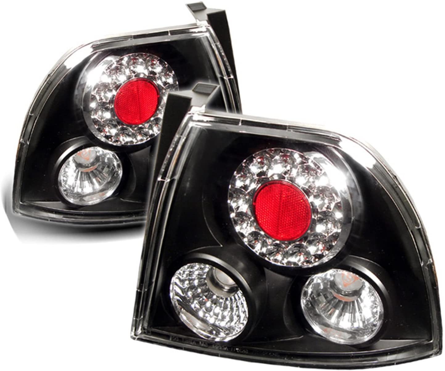 Spyder 5004178 Honda Accord 94-95 LED Tail Lights - Black (Black)