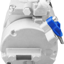 Riseking 1pc A/C Compressor & Clutch Compatible with 02-06 325Ci 02-05 325i 02-05 325xi 02-06 330Ci 02-05 330i 02-05 330xi 02-03 525i 02-03 530i 04-06 X3 l6 R83-07-16040
