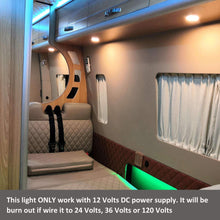 Facon 4.5Inch LED RV Puck Light Full Aluminum Recessed Mount Down Light 12V Interior Light for RV Motor-Homes Camper Caravan Trailer Boat (4000K Cool White Light)