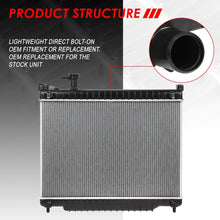2563 OE Style Aluminum Core Cooling Radiator Replacement for Chevy Trailblazer GMC Envoy 5.3L V8 AT 03-09